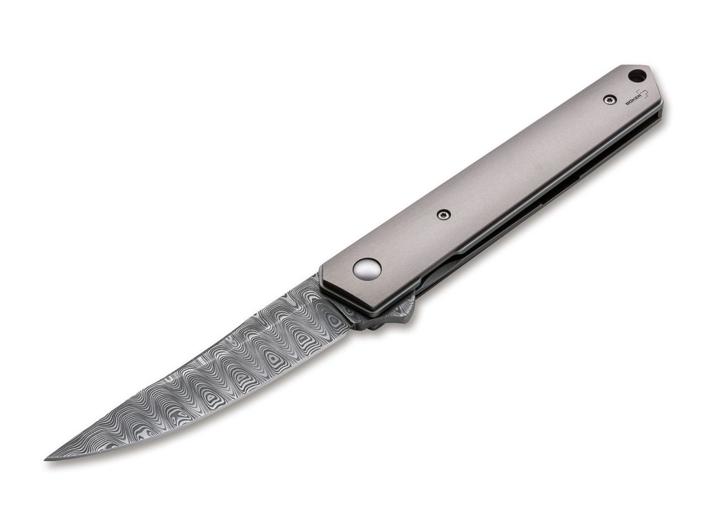 Böker Kwaiken Flipper Damast Grau