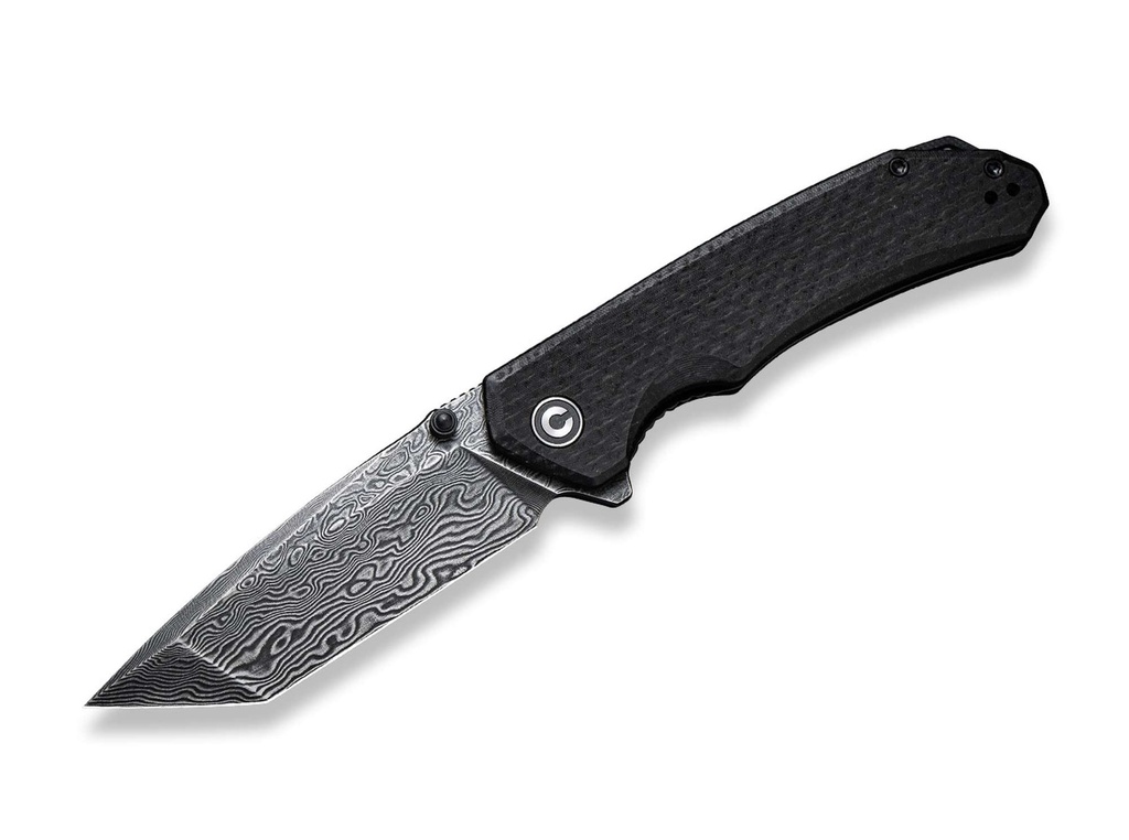 Civivi Brazen Damascus Micarta Schwarz