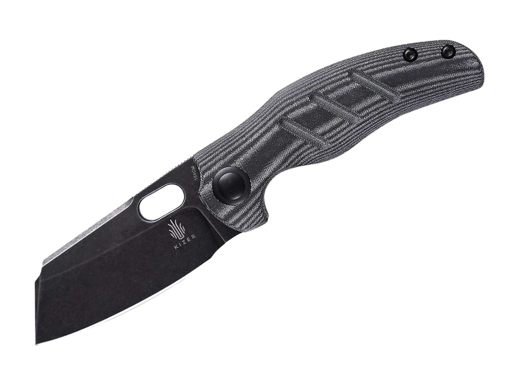 Kizer Mini Sheepdog C01C Micarta Grau