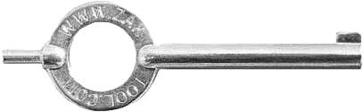 Standard Handschellen-Ersatz-Schlüssel
