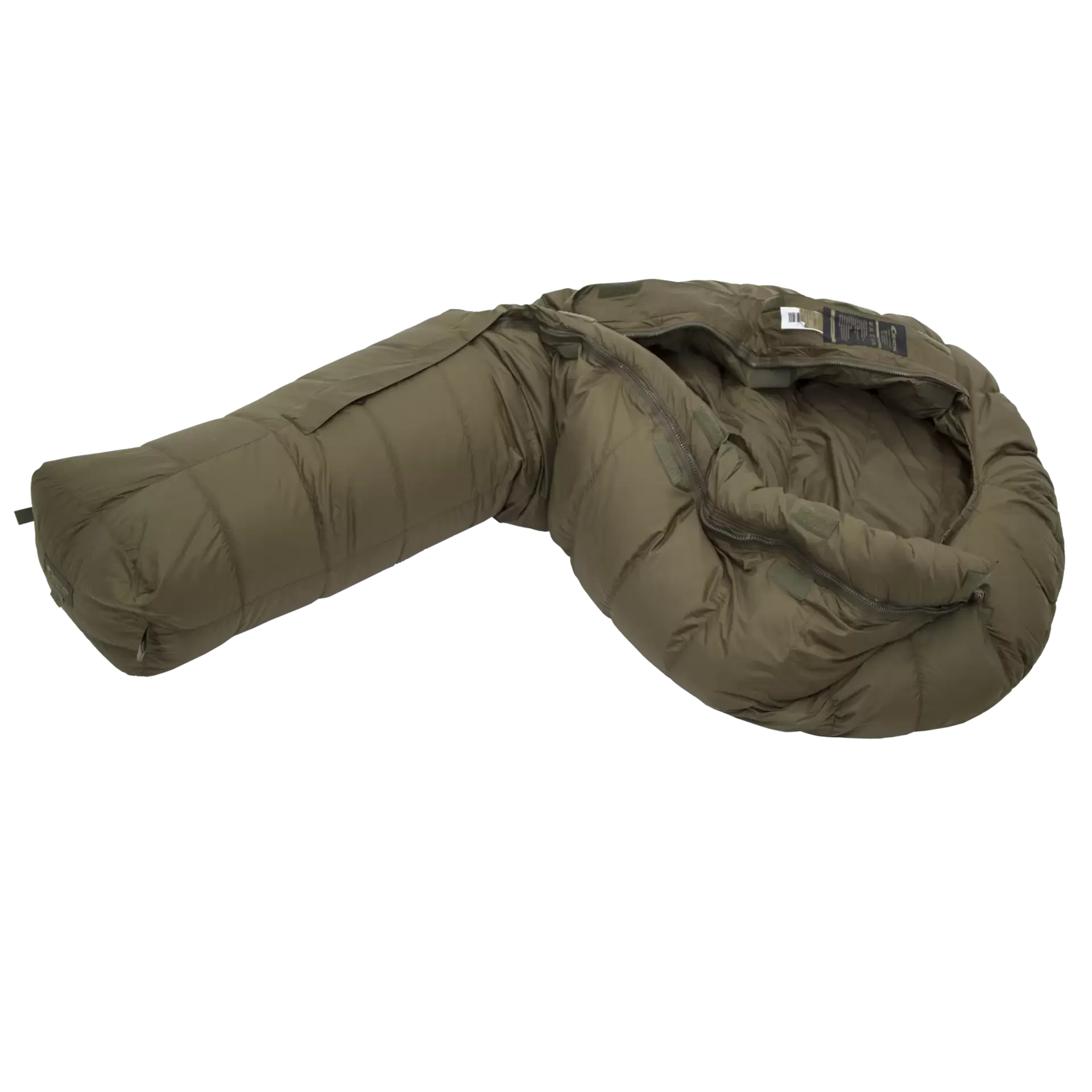 XP Down 1000 Schlafsack Oliv Reissveschluss mitte
