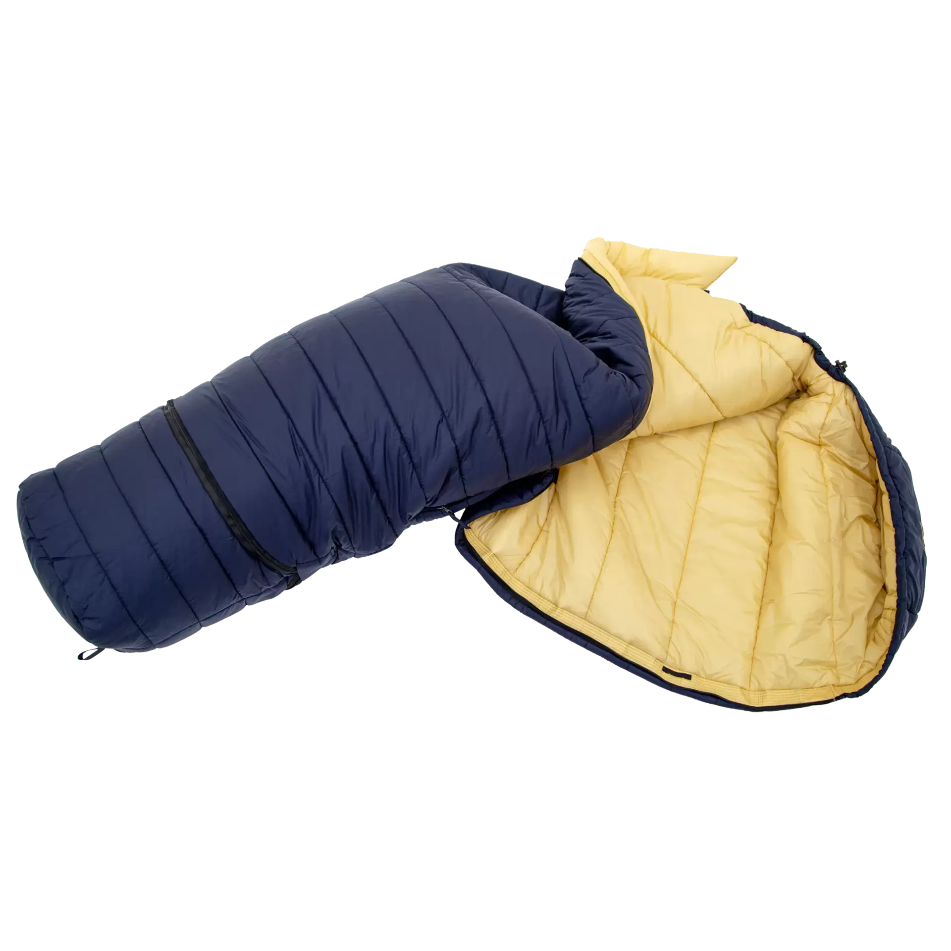 Young Hero Schlafsack Blau Reissveschluss links