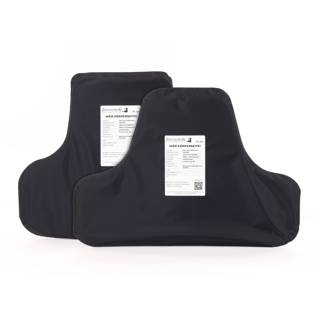 Zentauron Weichballistik Schutzweste THOR SET VPAM 3 Plus