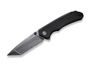 Civivi Brazen Damascus Micarta Schwarz